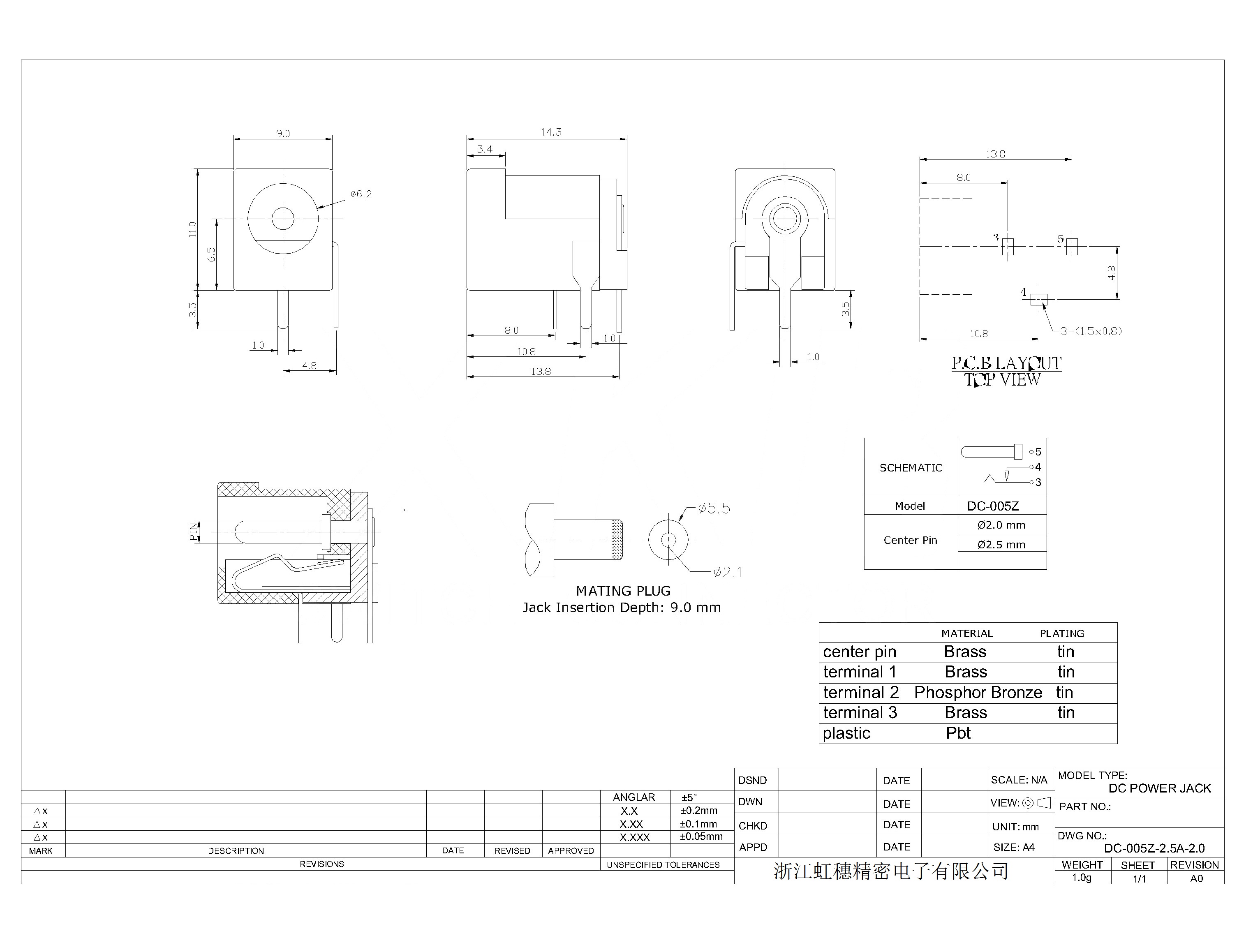 DC-005Z-2.5A-2.0