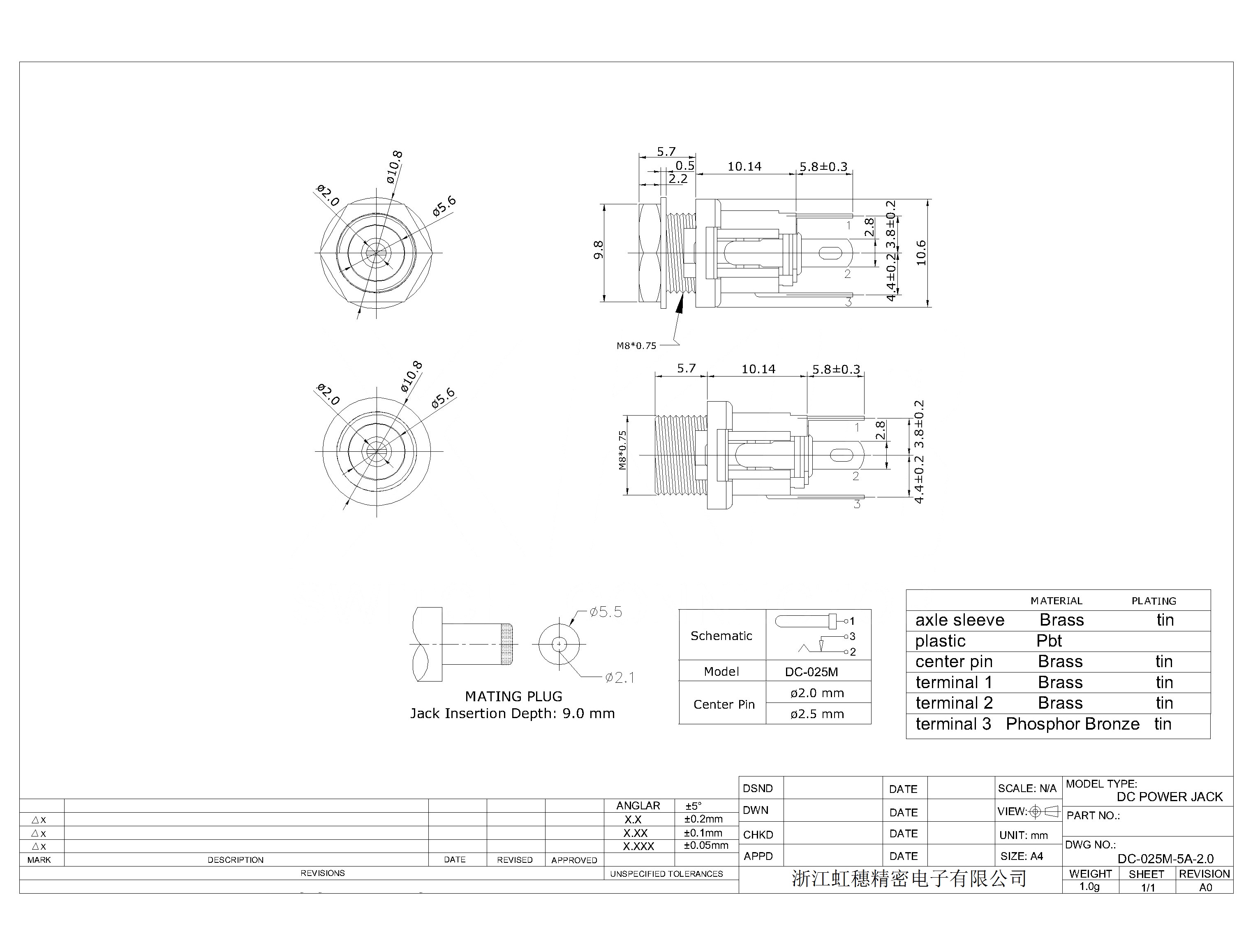 DC-025M-5A-2.0