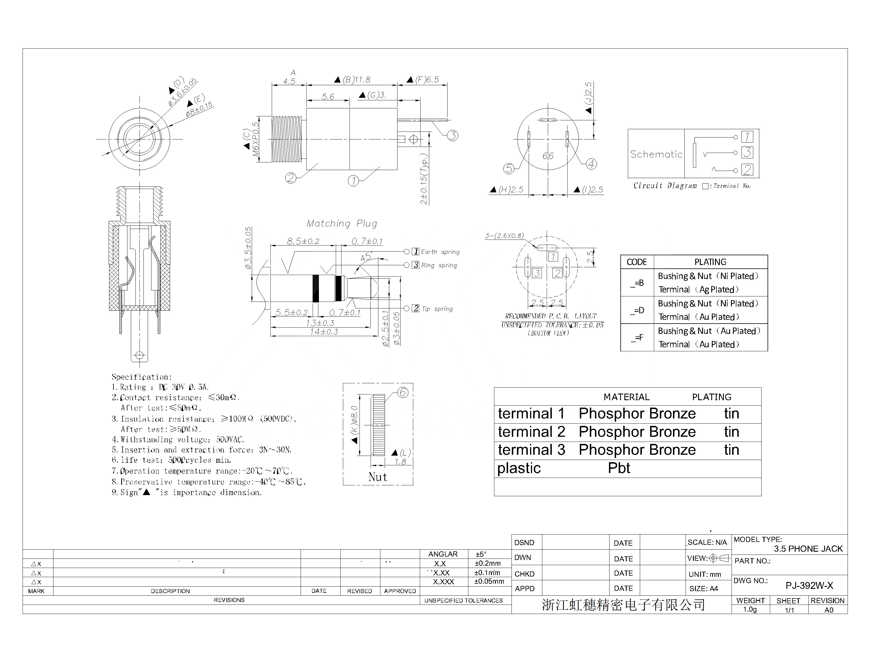 PJ-392W-X